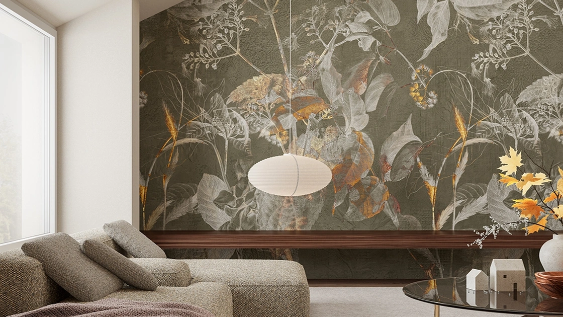 Carta da parati Cantico di Inkiostro Bianco