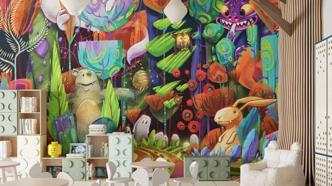 Carta da parati Fantasy Tale di Inkiostro Bianco