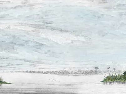 Carta da parati Lake di Inkiostro Bianco