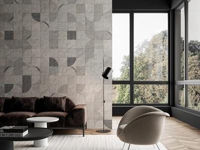 Carta da parati Mosaico lunare di Inkiostro Bianco