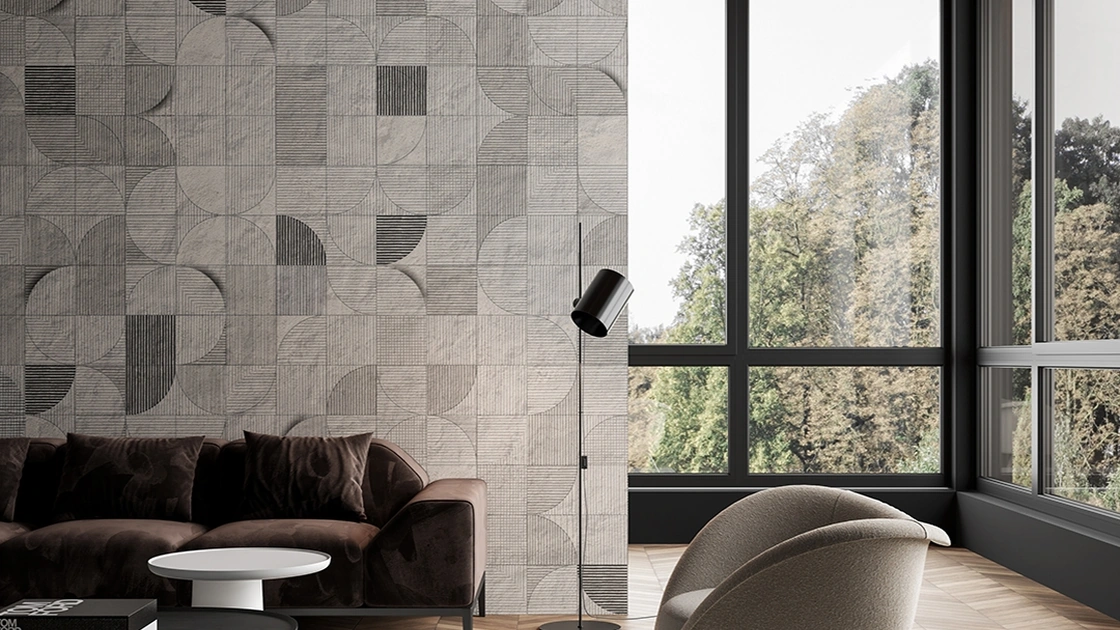 Carta da parati Mosaico lunare di Inkiostro Bianco