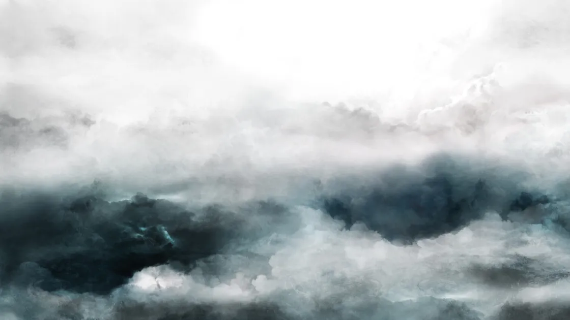 Carta da parati Tempesta di Inkiostro Bianco