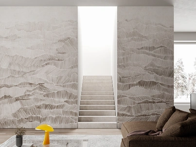 Carta da parati Yama di Inkiostro Bianco