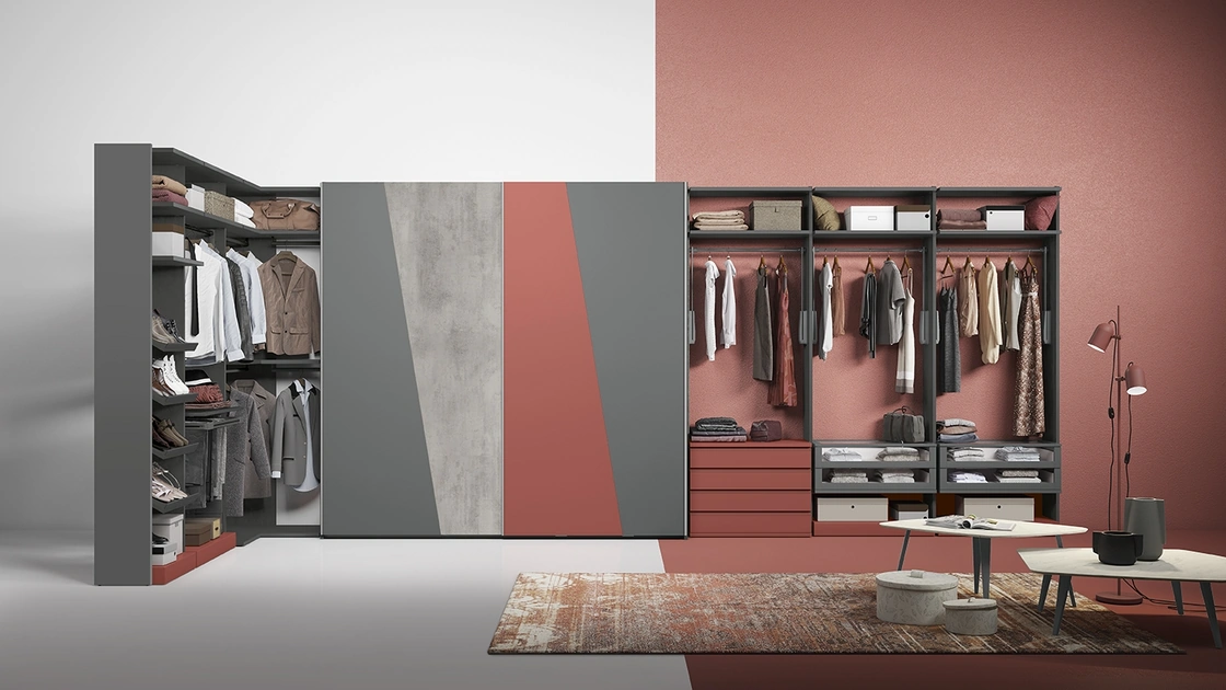 Cabina Armadio Diagonal U41 di Colombini Casa