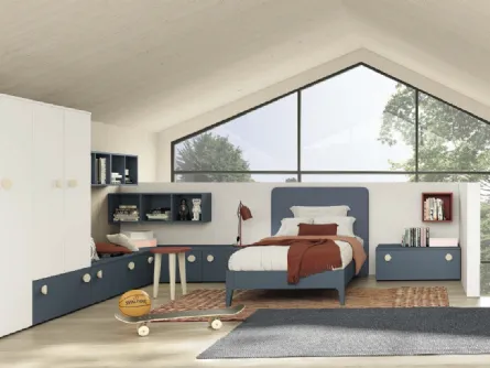 Cameretta componibile Golf C111 in melaminico di Colombini Casa