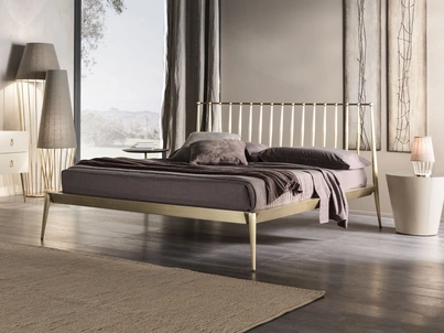 Comodino Conico in pelle di Cantori