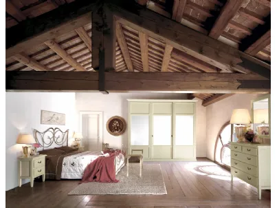 Gruppo Notte Dedalo in legno laccato opaco di Tonin Casa
