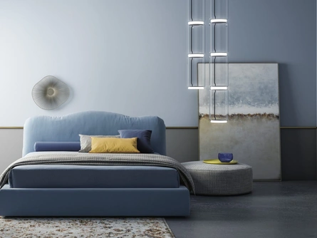 Letto imbottito Hollis di Biba Salotti