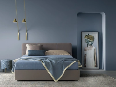 Letto con contenitore Teo di Biba Salotti