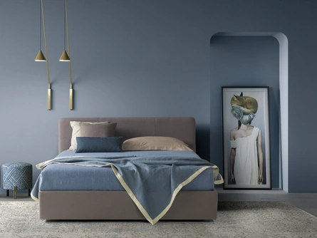 Letto con contenitore Teo di Biba Salotti