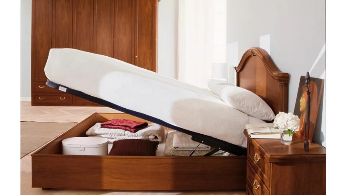 Letto con box contenitore Giglio di Villanova