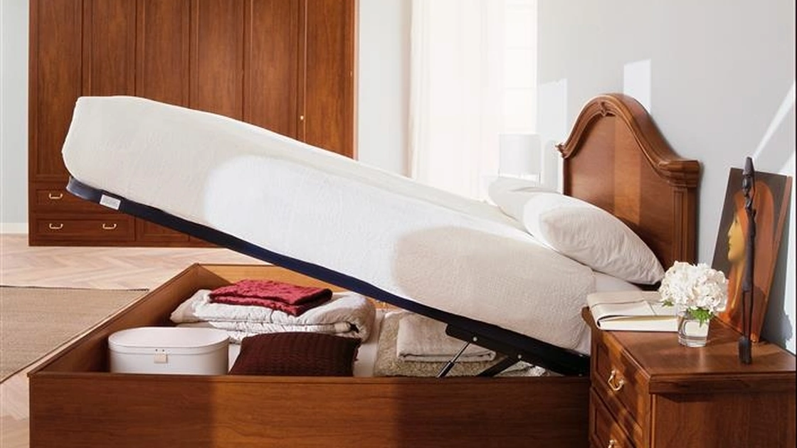 Letto Giglio con box contenitore di Villanova