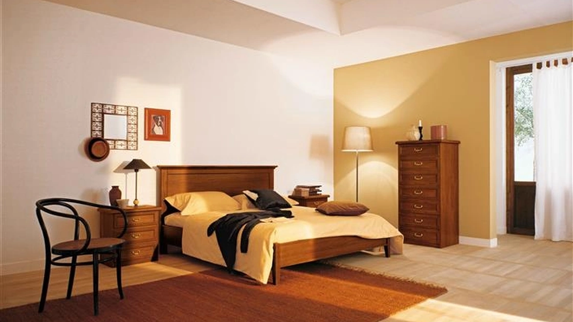Letto con testiera Driade di Villanova