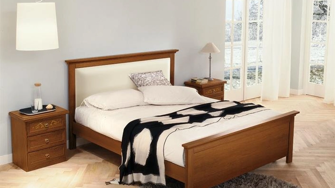 Letto con testiera Driade di Villanova