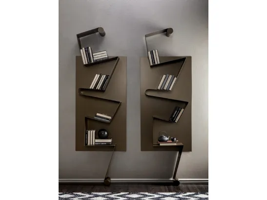 Libreria di design Honeybook in metallo verniciato di Tonin Casa