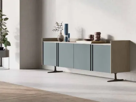 Madia moderna in laccato opaco Tray 02 di Orme
