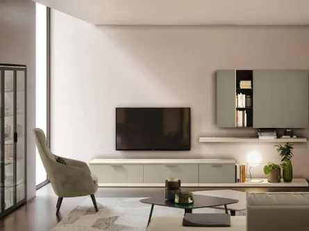 Parete Attrezzata Golf L108 in melaminico di Colombini Casa