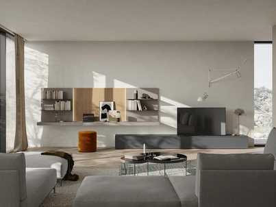 Parete Attrezzata Night & Day L02 di Colombini Casa