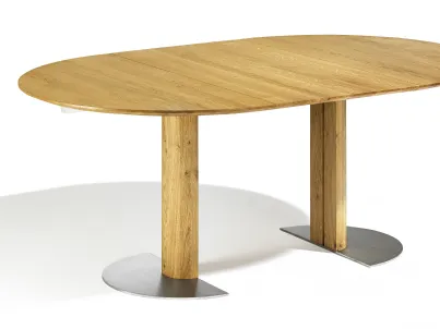 Tavolo Modello 12-11 Allungabile in legno di Intermobili Bassano