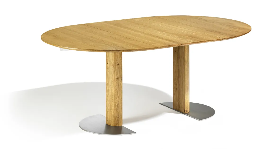 Tavolo Modello 12-11 Allungabile in legno di Intermobili Bassano