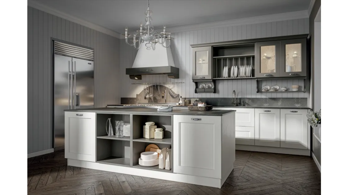 Cucina Classica Olimpia con isola di Home Cucine