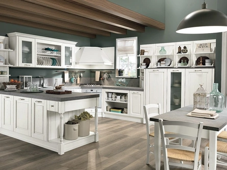 Cucina Classica con penisola Opera 01 di Colombini Kitchen