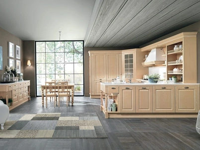 Cucina Classica con penisola Opera 03 di Colombini Kitchen