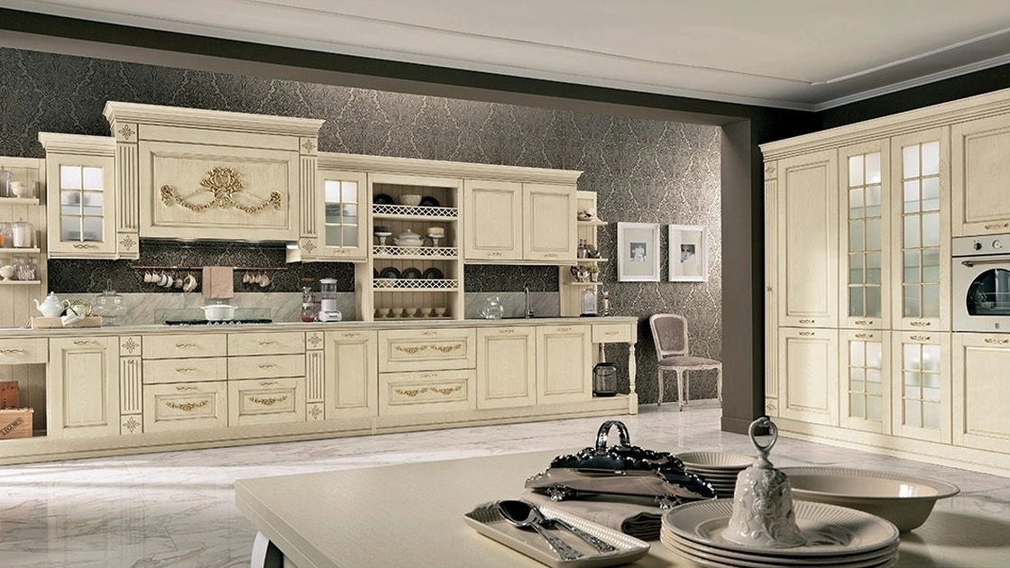 Cucina Classica ad angolo Opera 05 di Colombini Kitchen