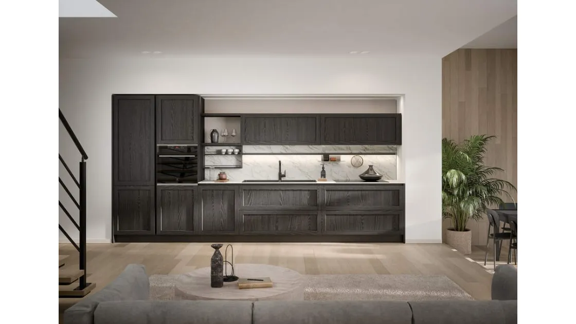 Cucina Moderna lineare Clio Composizione 04 di Prima Cucine