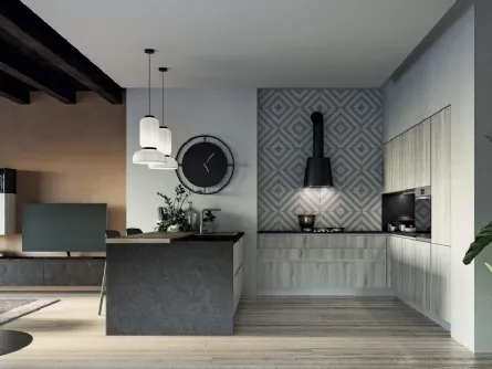 Cucina Moderna Domino Composizione 04 di Prima Cucine