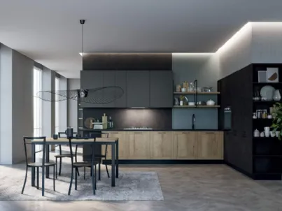 Cucina Moderna Domino Composizione 05 di Prima Cucine