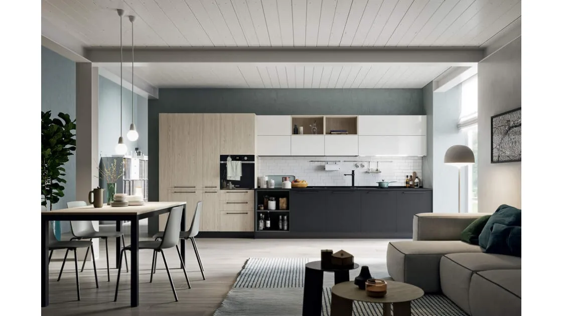Cucina Moderna Domino Composizione 07 di Prima Cucine