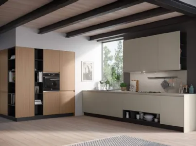 Cucina Moderna ad angolo Fly Composizione 05 di Prima Cucine