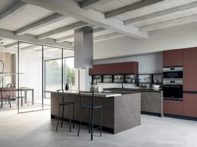 Cucina Moderna Hera Composizione 01 di Prima Cucine