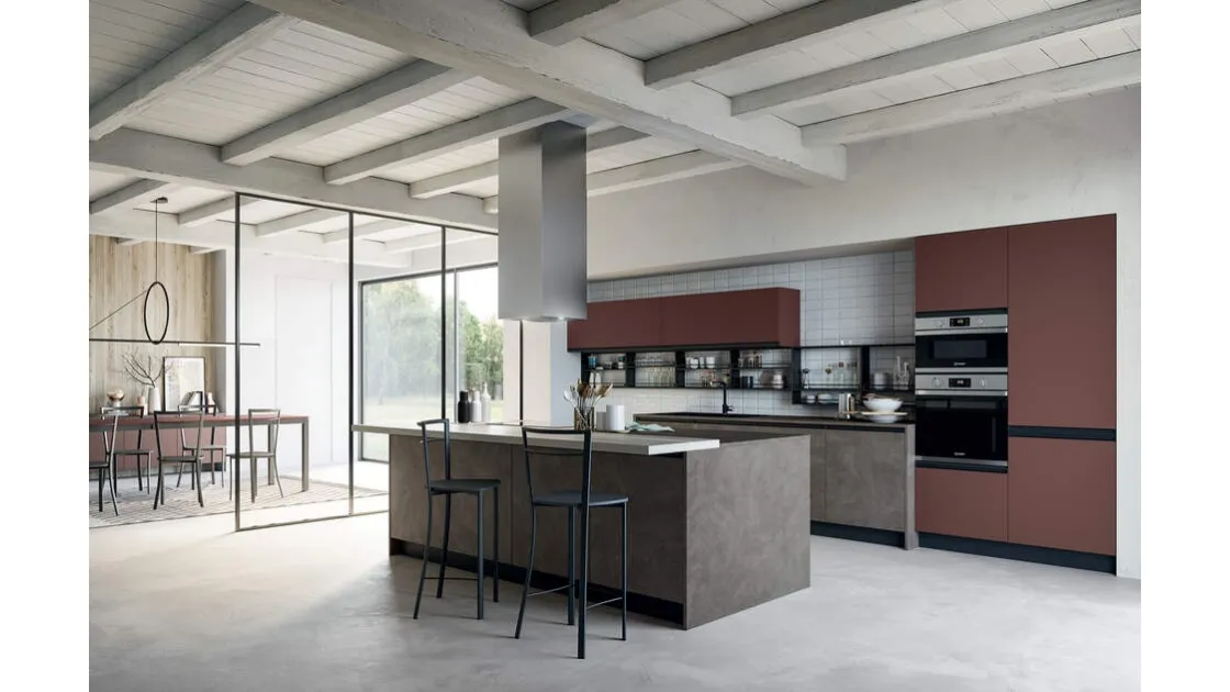 Cucina Moderna Hera Composizione 01 di Prima Cucine