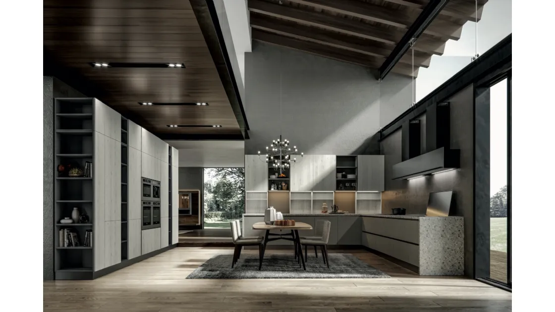 Cucina Moderna Genesi angolare di Home Cucine