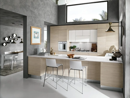 Cucina Moderna ad angolo Isla 03 di Colombini Casa Artec