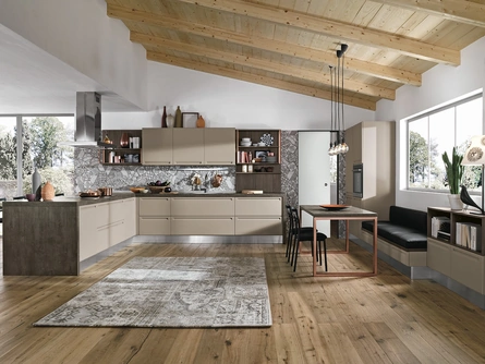 Cucina Moderna con penisola Isla 04 di Colombini Casa Artec