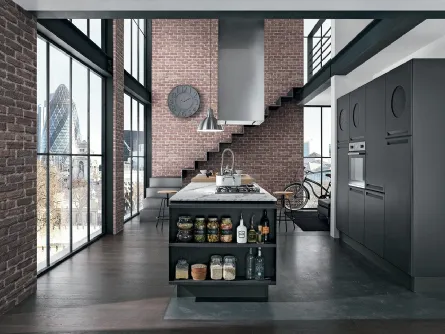 Cucina Moderna Isla di Colombini Casa Artec