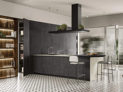 Cucina Moderna con penisola Linea 03 di Colombini Casa Artec