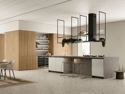 Cucina Moderna con isola Linea 09 di Colombini Casa Artec