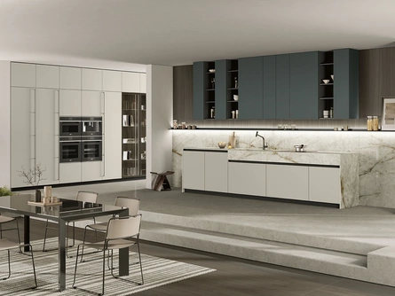 Cucina Moderna ad angolo Lungomare 01 di Colombini Kitchen