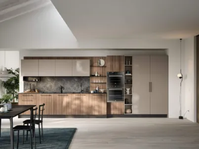 Cucina Moderna lineare Domino Composizione 01 di Prima Cucine