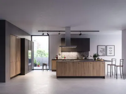 Cucina Moderna Tris Composizione 02 di Prima Cucine