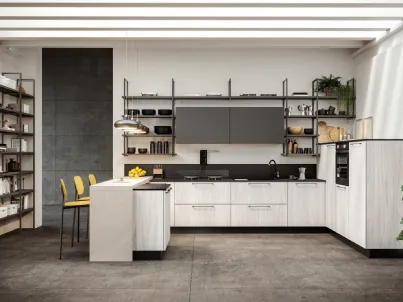 Cucina Moderna Quadra 05 di Colombini Casa Artec