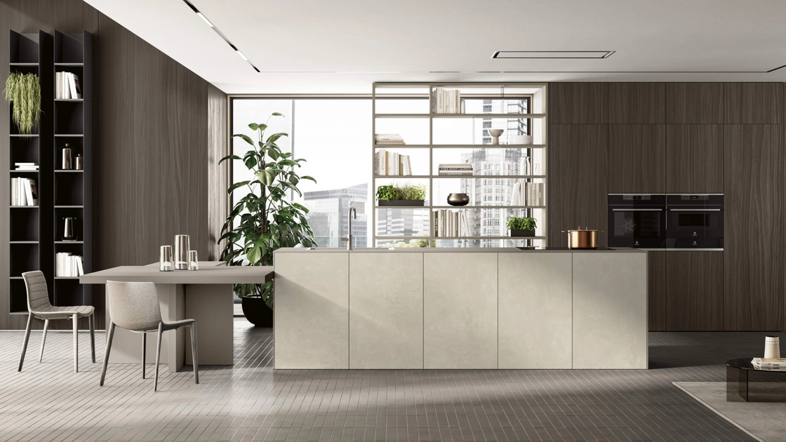 Cucina Moderna con penisola Segno 02 di Colombini Kitchen