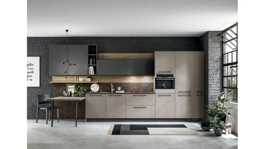 Cucina Moderna Tris Composizione 04 di Prima Cucine