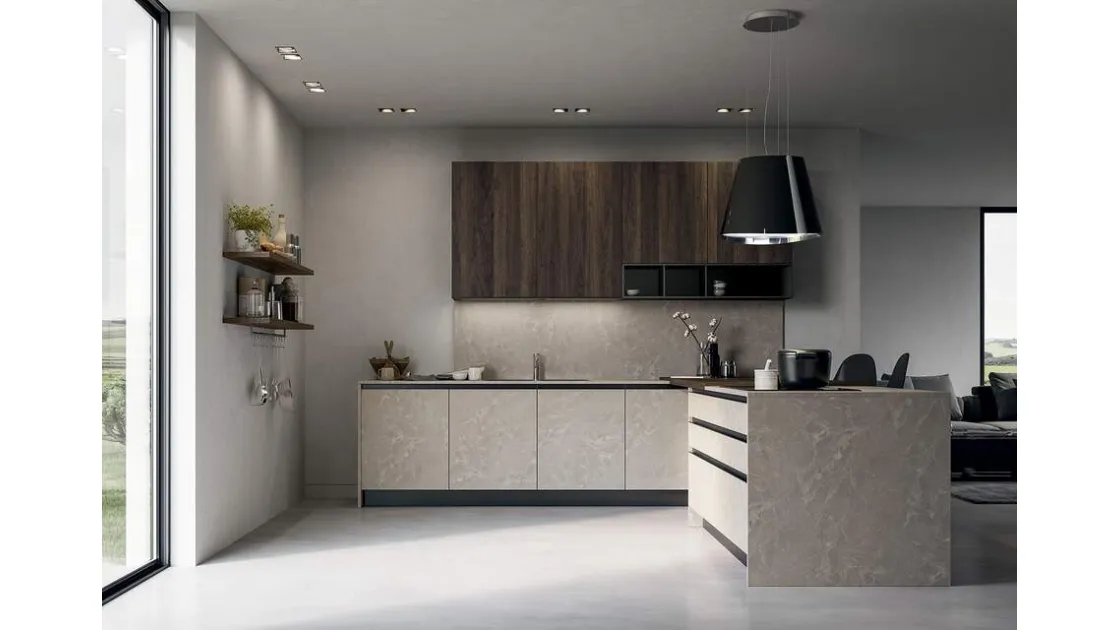 Cucina Moderna Zoe Composizione 02 di Prima Cucine