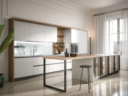 Cucina Moderna con isola Zoe Composizione 05 di Prima Cucine