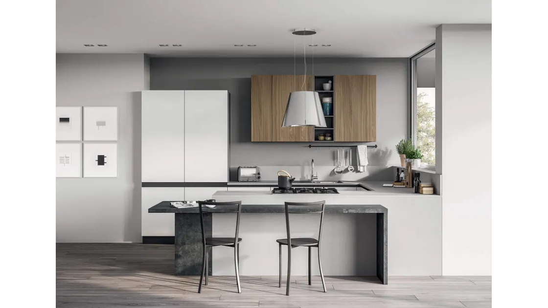 Cucina Moderna Zoe Composizione 05 di Prima Cucine